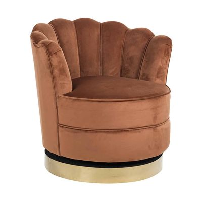 Richmond Interiors Draaifauteuil Mila Rust Velvet (Quartz Rust 301) Richmond Interiors Draaifauteuil Mila Rust Velvet (Quartz Rust 301)