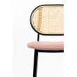 Afbeelding van Zuiver Spike Counterstoel Naturel/Roze