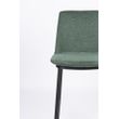 Afbeelding van White Label Living Barstool Lionel Dark Green