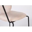 Afbeelding van White Label Living Chair Aspen Light Pink