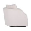 Afbeelding van Richmond Interiors Fauteuil Darwin met 2 kussens White/Gold (Alaska 906 Offwhite)