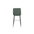 Afbeelding van White Label Living Barstool Lionel Dark Green