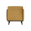 Afbeelding van Statement fauteuil - fluweel honing geel