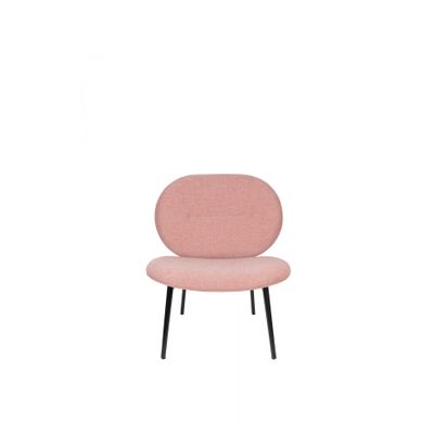 Zuiver Spike Lounge Chair Roze Zuiver Spike Lounge Chair Roze
