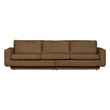Afbeelding van BePureHome Fame Bank 3-Zits Structure Velvet Bruin