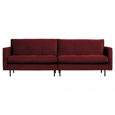 BePureHome Rodeo Classic 3-zits Bank Rood BePureHome Rodeo Classic 3-zits Bank Rood
