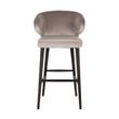 Afbeelding van Richmond Interiors Barstoel Indigo Khaki velvet (Quartz Khaki 903)