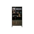 Afbeelding van Woood Exclusive Gravure Hoge Kast Essen Bruin