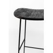 Afbeelding van White Label Living Barstool Tangle Black