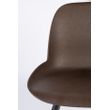 Afbeelding van Zuiver Albert Kuip Stoel Coffee