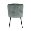 Afbeelding van Richmond Interiors Stoel Fallon Jade Velvet / Black (Genova 504 Jade)