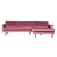 BePureHome Rodeo Chaise Longue Rechts Roze