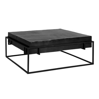 Richmond Interiors Salontafel Bolder aluminium zwart (Zwart) Richmond Interiors Salontafel Bolder aluminium zwart (Zwart)