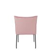 Afbeelding van White Label Living Armchair Dion Velvet Pink