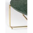 Afbeelding van White Label Living Coffee Table Timpa Marble Green