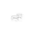 Afbeelding van White Label Living Coffee Table Li