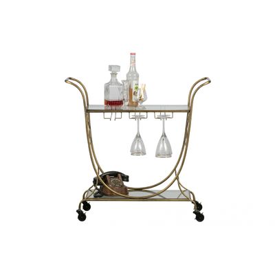 BePureHome Decadent Trolley Metaal Antique Brass BePureHome Decadent Trolley Metaal Antique Brass