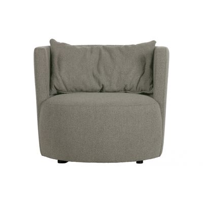 VT Wonen Explore Fauteuil Bouclé Grijs VT Wonen Explore Fauteuil Bouclé Grijs