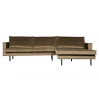 BePureHome Rodeo Chaise Longue Rechts Taupe