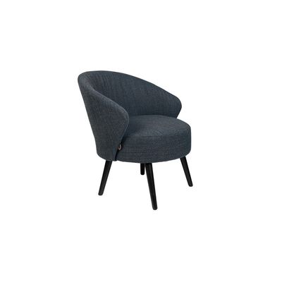 Dutchbone Waldo Lounge Chair Blauw Dutchbone Waldo Lounge Chair Blauw