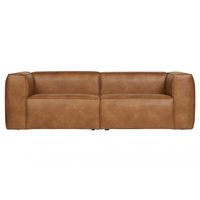 Woood Bean 3-zits Bank Cognac
