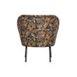 Afbeelding van BePureHome Vogue Fauteuil Fluweel Bouquet Zwart
