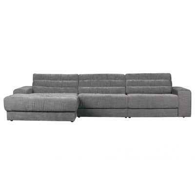 BePureHome Date Chaise Longue Links Vintage Fluweel Mouse BePureHome Date Chaise Longue Links Vintage Fluweel Mouse