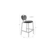 Afbeelding van White Label Living Counter Stool Aspen Grey