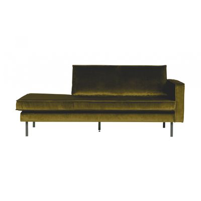 BePureHome Rodeo Daybed Rechts Olijfgroen BePureHome Rodeo Daybed Rechts Olijfgroen