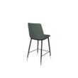Afbeelding van White Label Living Counter Stool Lionel Dark Green