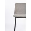 Afbeelding van White Label Living Barstool Lionel Light Grey