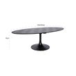 Afbeelding van Richmond Interiors Eettafel Blax Ovaal 230x100 (Zwart)