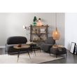 Afbeelding van White Label Living Hocker Polly Grey