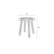 Afbeelding van Zuiver Dendron Side Table S