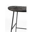 Afbeelding van White Label Living Counter Stool Tangle Black