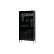 Afbeelding van Woood Exclusive Gravure Hoge Kast Zwart