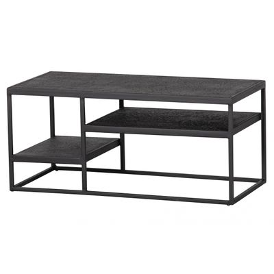 Woood Febe Salontafel Metaal Zwart Woood Febe Salontafel Metaal Zwart