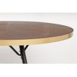 Afbeelding van White Label Living Table Denise Oval Table