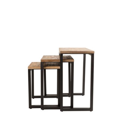 White Label Living Side Table Suri Set Of 3 White Label Living Side Table Suri Set Of 3