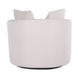 Afbeelding van Richmond Interiors Fauteuil Darwin met 2 kussens White/Gold (Alaska 906 Offwhite)