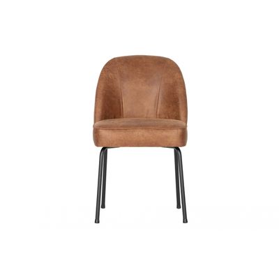 BePureHome Vogue Eetkamerstoel Eco Leder Cognac BePureHome Vogue Eetkamerstoel Eco Leder Cognac