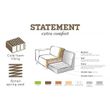 Afbeelding van BePureHome Statement Hoekbank Rechts Taupe