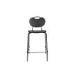 Afbeelding van White Label Living Counter Stool Aspen Wood Black