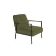 Afbeelding van White Label Living Lounge Chair Wakasan Olive