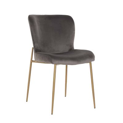 Richmond Interiors Stoel Odessa Stone / Brushed Gold (Quartz Stone 101) Richmond Interiors Stoel Odessa Stone / Brushed Gold (Quartz Stone 101)