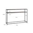 Afbeelding van Richmond Interiors Wandtafel Chandon met plank (Champagne gold)