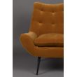 Afbeelding van Dutchbone Glodis Lounge Chair Whiskey