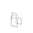 Afbeelding van White Label Living Armchair Stacks White