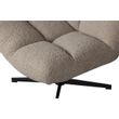 Afbeelding van Woood Exclusive Vinny Draaifauteuil BouclÉ Zand