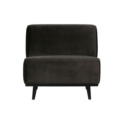 BePureHome Statement Fauteuil Fluweel Warm Groen BePureHome Statement Fauteuil Fluweel Warm Groen